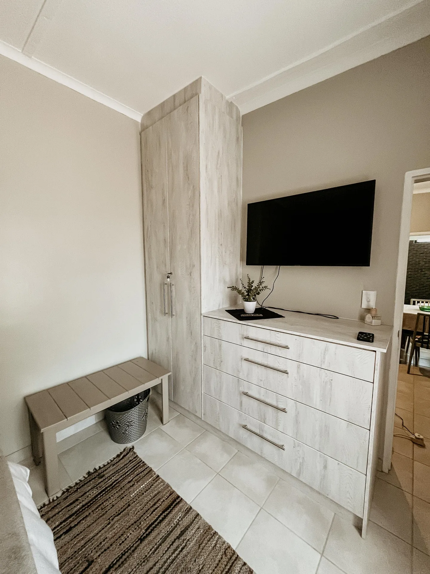 Oryx wardrobe and television