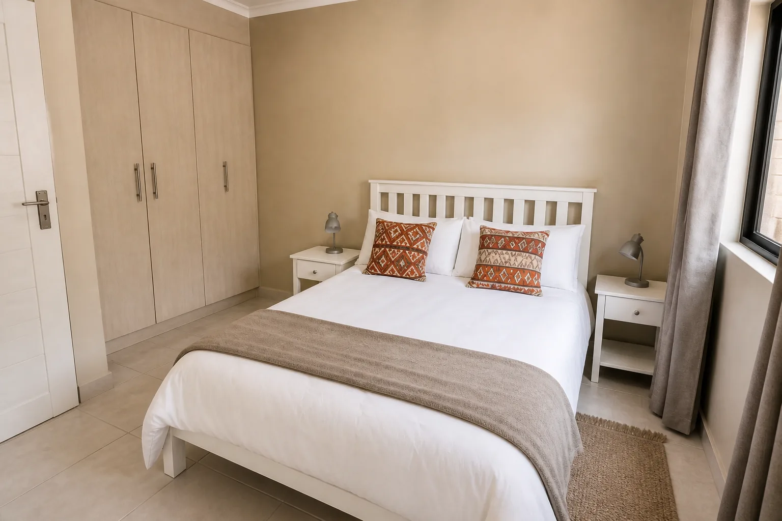 Moringa queen bedroom from the opposite corner
