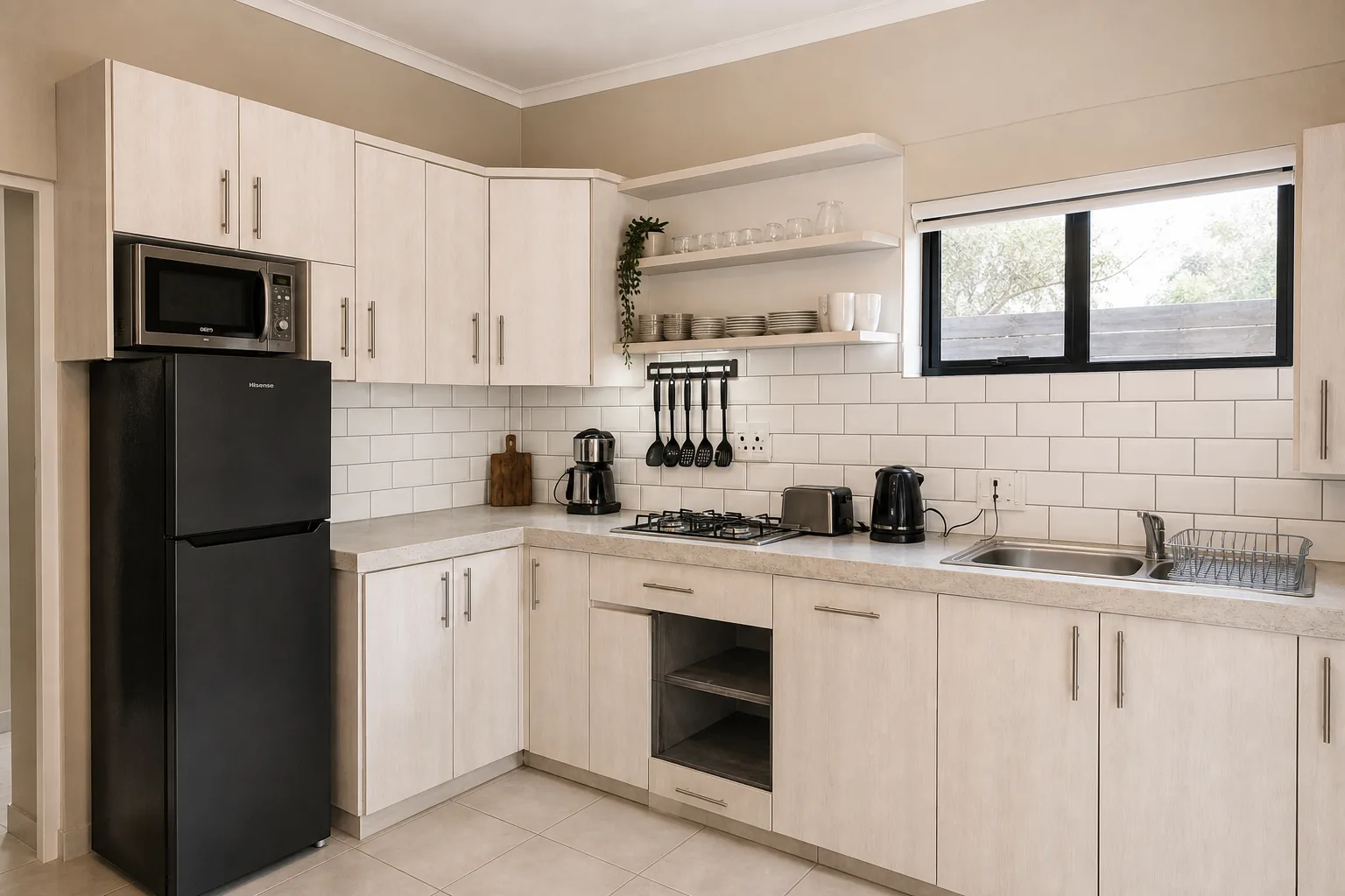 Moringa fully equipped self-catering kitchen